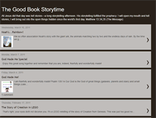 Tablet Screenshot of goodbookstorytime.blogspot.com