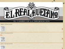 Tablet Screenshot of elrealhuetamo.blogspot.com