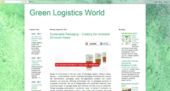 Desktop Screenshot of greenlogisticsworld.blogspot.com