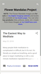 Mobile Screenshot of flowermandalas.blogspot.com