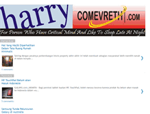 Tablet Screenshot of harry-comevreth.blogspot.com
