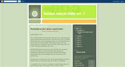 Desktop Screenshot of nasyidindie.blogspot.com