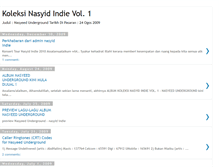 Tablet Screenshot of nasyidindie.blogspot.com