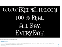 Tablet Screenshot of ikeepsit100.blogspot.com