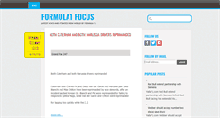 Desktop Screenshot of formula1focus.blogspot.com