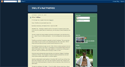 Desktop Screenshot of diaryofamadtriathlete.blogspot.com
