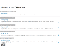 Tablet Screenshot of diaryofamadtriathlete.blogspot.com