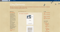 Desktop Screenshot of cinqelementsasso.blogspot.com