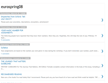 Tablet Screenshot of eurospring08.blogspot.com