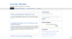 Desktop Screenshot of insidewateen.blogspot.com