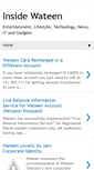 Mobile Screenshot of insidewateen.blogspot.com