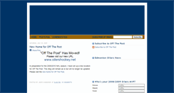 Desktop Screenshot of oilershockeyblog.blogspot.com