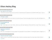 Tablet Screenshot of oilershockeyblog.blogspot.com
