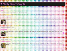 Tablet Screenshot of anerdygirlsthoughts.blogspot.com