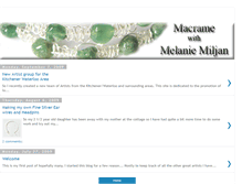 Tablet Screenshot of macramewithmelaniemiljan.blogspot.com