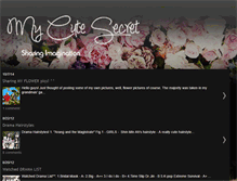 Tablet Screenshot of mycutesecret.blogspot.com