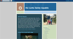 Desktop Screenshot of curtisfamilyrepublic.blogspot.com