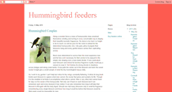 Desktop Screenshot of hummingbirdfeeders-hq.blogspot.com