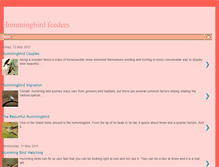 Tablet Screenshot of hummingbirdfeeders-hq.blogspot.com