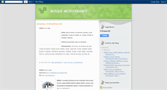 Desktop Screenshot of bosquemediterraneo.blogspot.com