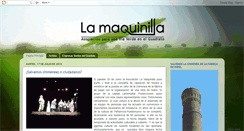 Desktop Screenshot of lamaquinilla.blogspot.com