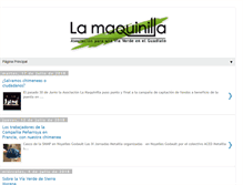 Tablet Screenshot of lamaquinilla.blogspot.com