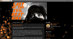 Desktop Screenshot of lastoftheevilbeatniks.blogspot.com