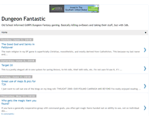 Tablet Screenshot of dungeonfantastic.blogspot.com