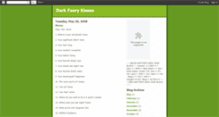 Desktop Screenshot of darkfaerykisses.blogspot.com