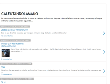Tablet Screenshot of calentandolamano.blogspot.com