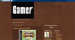 Desktop Screenshot of gamerwolrd.blogspot.com