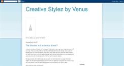 Desktop Screenshot of creativestylezbyvenus.blogspot.com