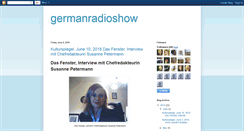 Desktop Screenshot of germanradioshow.blogspot.com