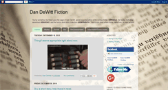 Desktop Screenshot of dandewittfiction.blogspot.com