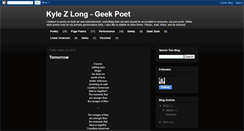 Desktop Screenshot of kylezlong.blogspot.com