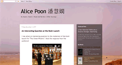 Desktop Screenshot of alicewaihanpoon.blogspot.com