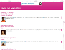 Tablet Screenshot of divasdelmaquillaje.blogspot.com