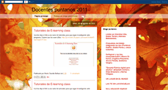Desktop Screenshot of docentespuntanos2011.blogspot.com