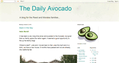 Desktop Screenshot of dailyavocado.blogspot.com