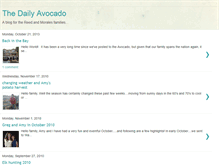 Tablet Screenshot of dailyavocado.blogspot.com