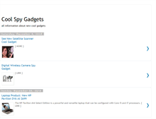 Tablet Screenshot of cool-spy-gadgets.blogspot.com