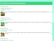 Tablet Screenshot of persistencebeatsresistance.blogspot.com