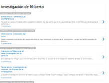 Tablet Screenshot of investigacinfiliberto.blogspot.com