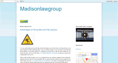 Desktop Screenshot of madisonlawgroup.blogspot.com