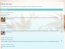 Tablet Screenshot of cositasdefleurdelys.blogspot.com