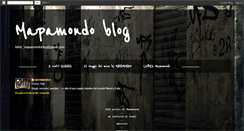 Desktop Screenshot of mapamondoblog.blogspot.com