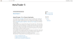 Desktop Screenshot of metatrader-5.blogspot.com