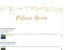 Tablet Screenshot of felicia-grace.blogspot.com