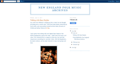 Desktop Screenshot of newenglandfolkmusicarchives.blogspot.com