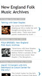 Mobile Screenshot of newenglandfolkmusicarchives.blogspot.com
